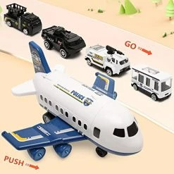 Deals ✨ Toys For 3 Year Old Boys,5 In 1 Airplane Kids Toys With 4 Mini Cars Toys,Toddler Toys For 3 4 5 6 Year Old Boys 👧 Girls,Toys For Boys,Cargo Plane With Sounds & Lights,Christmas Toys Gifts For 3-5 Kids 👍 -Vehicles Online Shop 51xi2K5uQUL