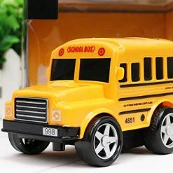 Coupon ❤️ 12 Pack In Box Chubby School Bus Model Toys - 4 Inches Classic Long Nose Friction Powered 360 Rotation Vehicles - Ideal Gift, Party Favors For Kids (1 Dozen) 🎁 -Vehicles Online Shop 51xsjnKKT2L