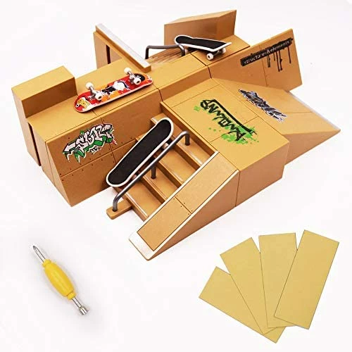 Best reviews of βοΈ Skate Park Kit, 8 PCS Finger Skateboard Ramp Parts For Valentine's Day,Mini Fingerboard Rail Finger Board Training Skateboard Toy Starter Kit With 6 Deck 3 Fingerboard And 4 Silicone Mat Set π 6 Best reviews of βοΈ Skate Park Kit, 8 PCS Finger Skateboard Ramp Parts For Valentine's Day,Mini Fingerboard Rail Finger Board Training Skateboard Toy Starter Kit With 6 Deck 3 Fingerboard And 4 Silicone Mat Set π - Image 4