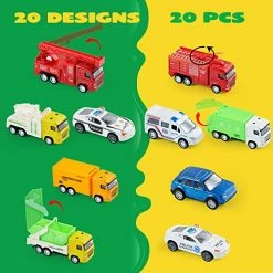 Budget 👏 JOYIN 20 Piece Pull Back Cars, Die Cast Metal Toy Cars, Vehicle Set For Toddlers, Kids Play Cars, Matchbox Cars For 👧 Girls And Boys, Child Party Favors, Kids Best Gifts 😉 -Vehicles Online Shop 51ycfCfHv5L