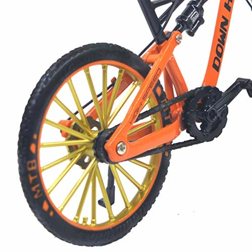 Best deal 👍 Alloy Mountain Finger Bike Bicycle Ornament Toy Mini Bicycle Racing Vehicles Toy Models Decoration Crafts For Home (S-Orange) ❤️ 7 Best deal 👍 Alloy Mountain Finger Bike Bicycle Ornament Toy Mini Bicycle Racing Vehicles Toy Models Decoration Crafts For Home (S-Orange) ❤️ - Image 5