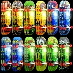 Wholesale 👍 24 Pieces Mini Finger Skateboards Creative Finger Boards Set Mini Skateboards For Fingers Hand Skateboard Mini Fingerboards Skateboards For Finger Skater Party Supplies Props Decor (Classic Style) 🛒 -Vehicles Online Shop 6121G2RG1ZL. AC