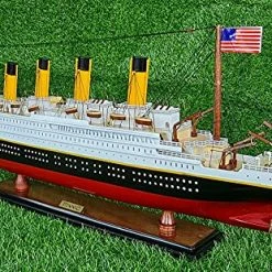 Cheap ✔️ Vinatimes RMS Titanic Cruise Boat - 32" 80cm Royal Ship In Classic Movies Meaningful Gift For Model Collectors Hms Victory 24" 🤩 -Vehicles Online Shop 613XIvraPtL