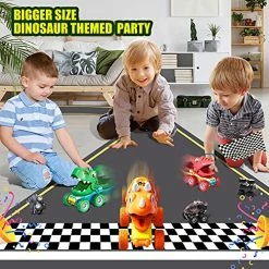 Buy 🔥 Dinosaur Toys For 2-5 Year Old Boys, Flashing Lights And Dino Roar Music Toys For 3 Year Old Boy, 3pcs Dinosaurs Pull Back Cars, Monster Trucks 🎄 Christmas 🎂 Birthday Gifts For Kids Age 2,4,5 - Colorful Multicolored ✨ -Vehicles Online Shop 61B2ociWAZS