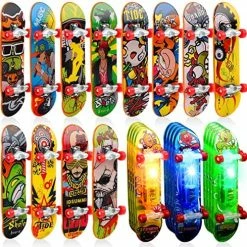 Wholesale 👍 24 Pieces Mini Finger Skateboards Creative Finger Boards Set Mini Skateboards For Fingers Hand Skateboard Mini Fingerboards Skateboards For Finger Skater Party Supplies Props Decor (Classic Style) 🛒 -Vehicles Online Shop 61JwZT0pqGL. AC