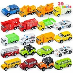 Budget 👏 JOYIN 20 Piece Pull Back Cars, Die Cast Metal Toy Cars, Vehicle Set For Toddlers, Kids Play Cars, Matchbox Cars For 👧 Girls And Boys, Child Party Favors, Kids Best Gifts 😉