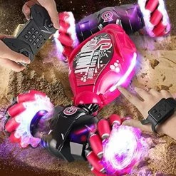 Flash Sale 🎉 2023 New Gesture Sensing Twist Car, Gesture Sensing RC Stunt Car With Light & Music, 4WD 2.4GHZ Hand ⌚ Watch Remote Control Car, 360° Flips Drift Off Road Stunt Car For Boys 👧 Girls Gift (Blue) 👏 -Vehicles Online Shop 61bz0Nj93aL. AC