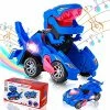 Deals 🤩 Transforming Dinosaur Car Toys, Transforming Dinosaur LED Car With Light And Music, 2 In 1 Automatic Dinosaur Transform Car Toy, Dinosaur Transformer Toy For Kids (Blue) Blue-1 🥰 1 Deals 🤩 Transforming Dinosaur Car Toys, Transforming Dinosaur LED Car With Light And Music, 2 In 1 Automatic Dinosaur Transform Car Toy, Dinosaur Transformer Toy For Kids (Blue) Blue-1 🥰 -Vehicles Online Shop 61cfdSfVMBL