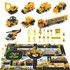 Budget 🔔 Construction Vehicle Toy Set, Little Die Cast Car Toy Forklift, Bulldozer, Excavator, Mixer, Dump Truck Toy For Kids 3 4 5 6 Years Old ⭐ -Vehicles Online Shop 61mB1baDlYL