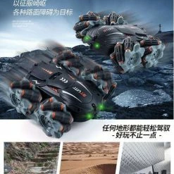 Best deal 😉 Remote Control Car Toys For Boys 6-12, Double Sided Cars For Kids, 360° Rotating 45°& Lateral Drift Stunt Car Gifts Boys Age 6 7 8 9 10 11 12 Year Old (Silvery) ❤️ -Vehicles Online Shop 61tdntNzZGL