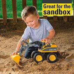 Deals ✔️ Sandbox Big Scoop Excavator Toy With Tilting Dump Bed — John Deere Construction Toys — Toddler Toys For Sandbox — Frustration Free Packaging FFP — 15 Inc 🔥 -Vehicles Online Shop 61u2K8PYxbL